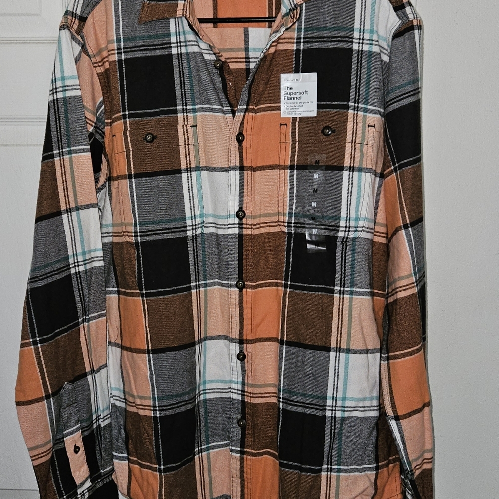 Fall Plaid Shirt Sonoma Supersoft Flannel